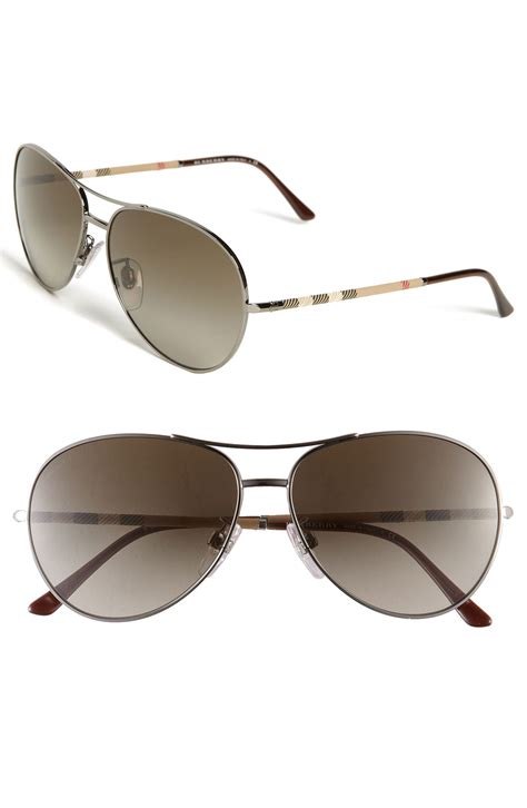 burberry blue aviator sunglasses|Women's Burberry Aviator Sunglasses .